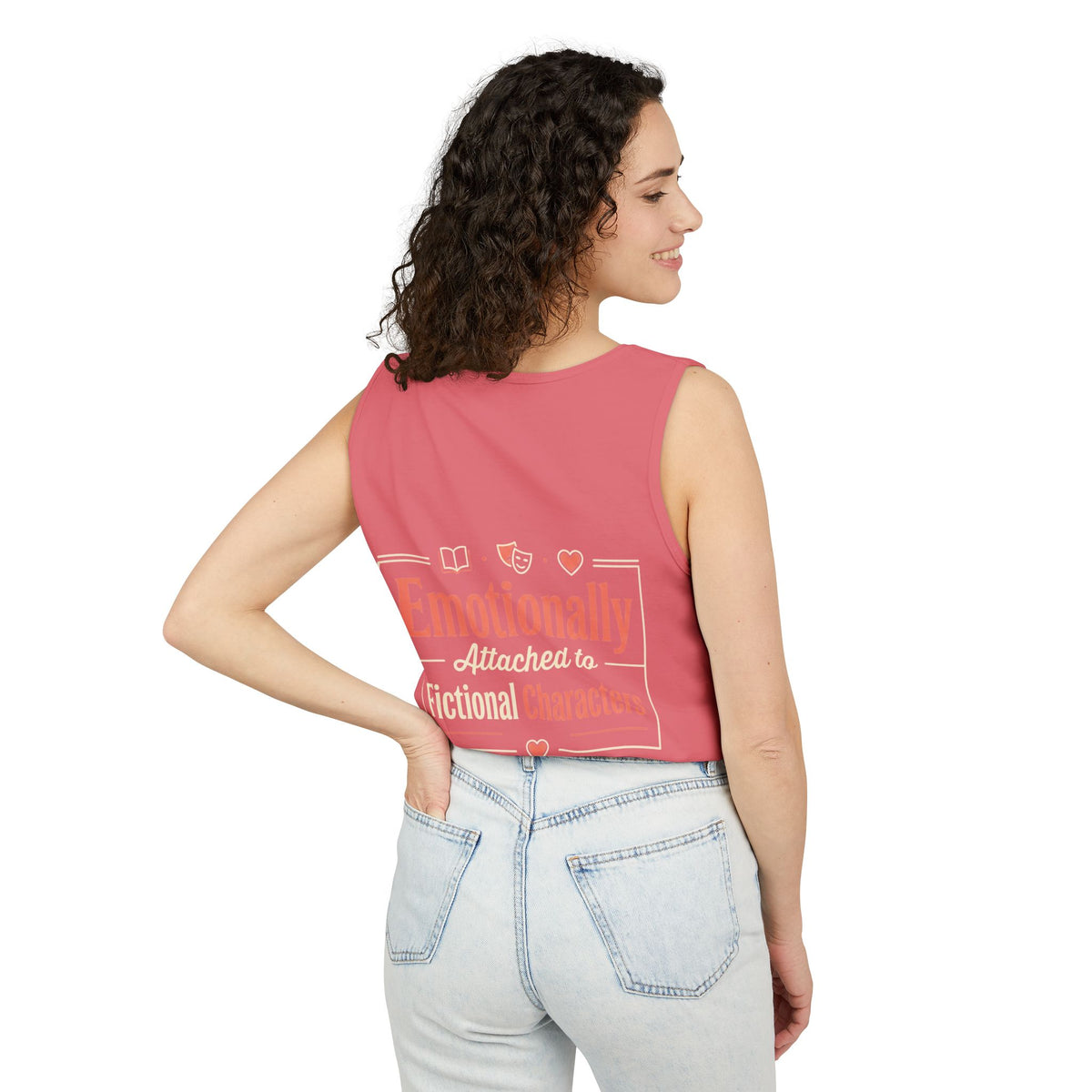 Emotionally Attached to Fictional Characters Tank Top