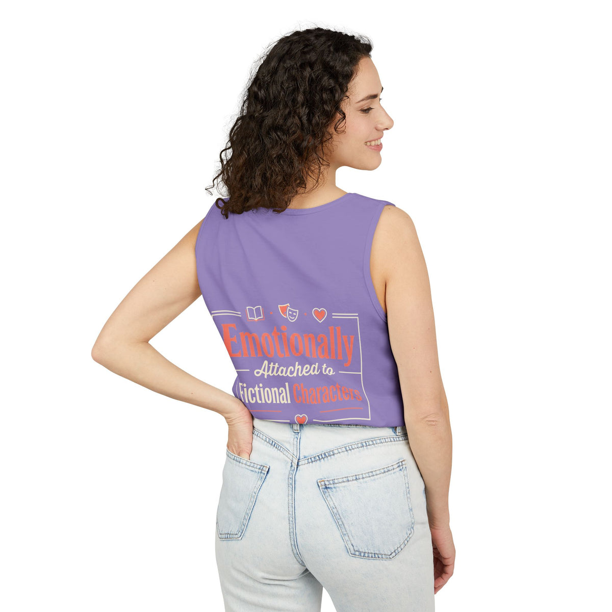 Emotionally Attached to Fictional Characters Tank Top