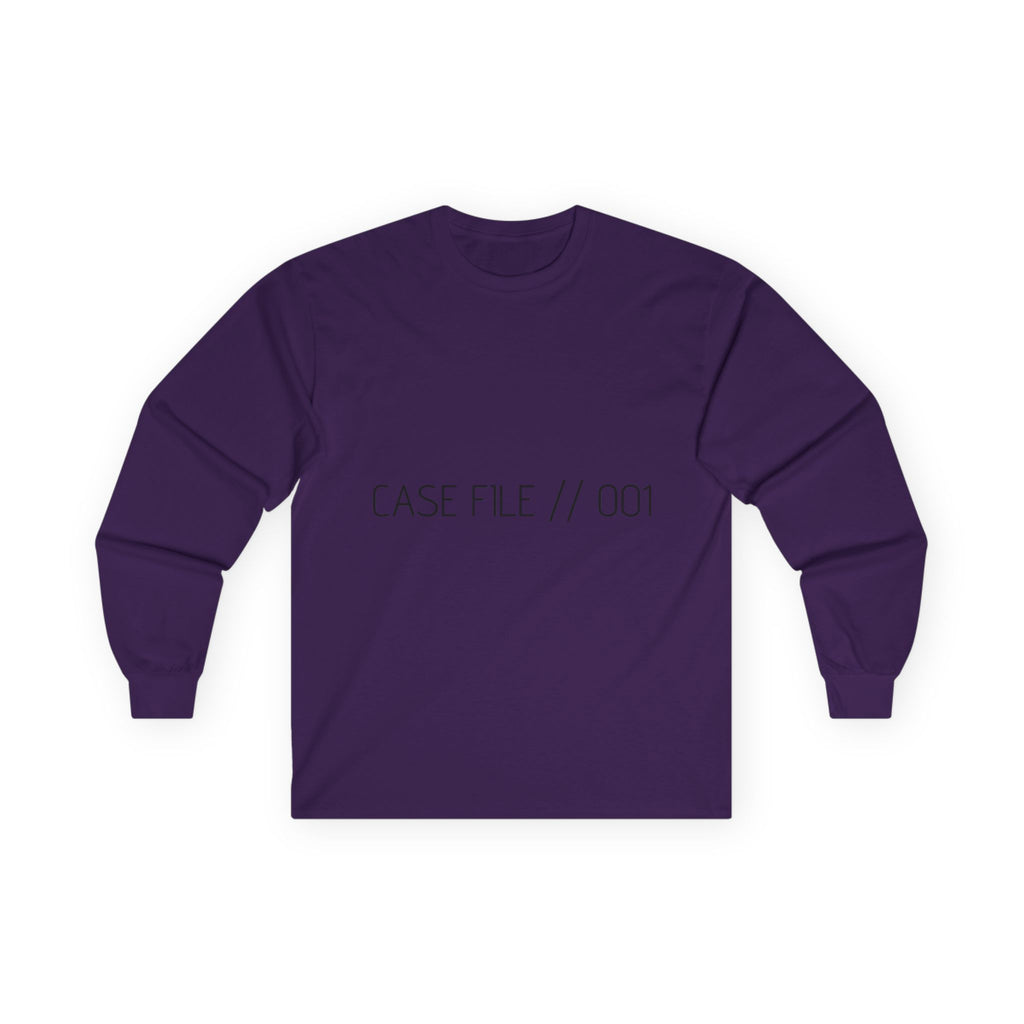 Case File 001 Long Sleeve Tee