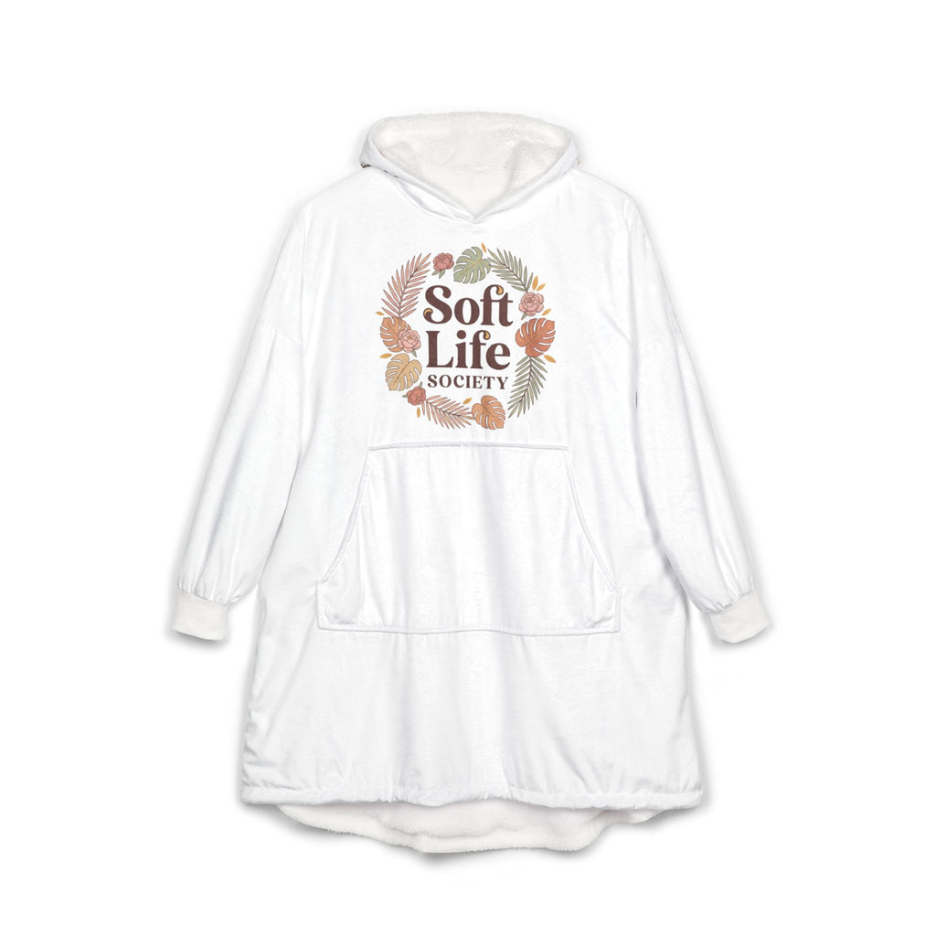 Soft Life Society Hooded Blanket