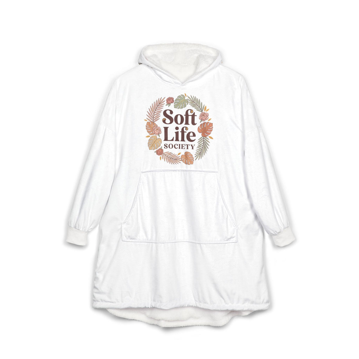 Soft Life Society Hooded Blanket