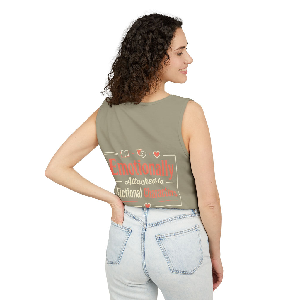 Emotionally Attached to Fictional Characters Tank Top