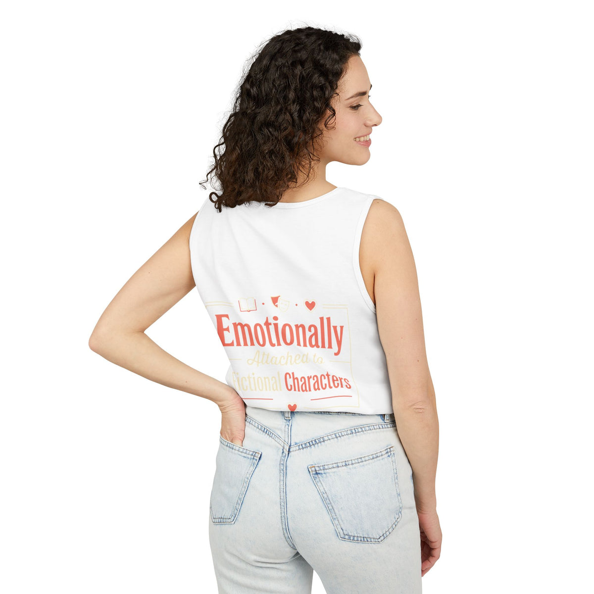 Emotionally Attached to Fictional Characters Tank Top