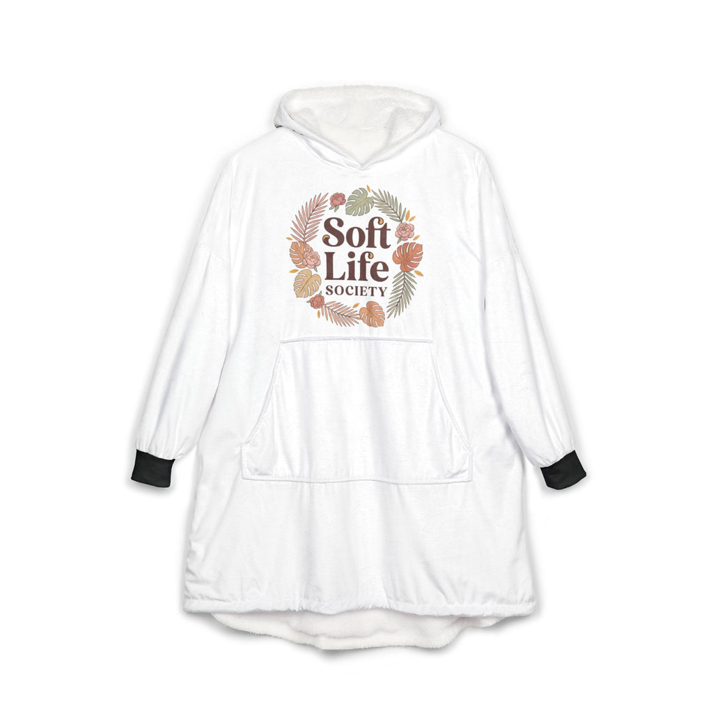 Soft Life Society Hooded Blanket