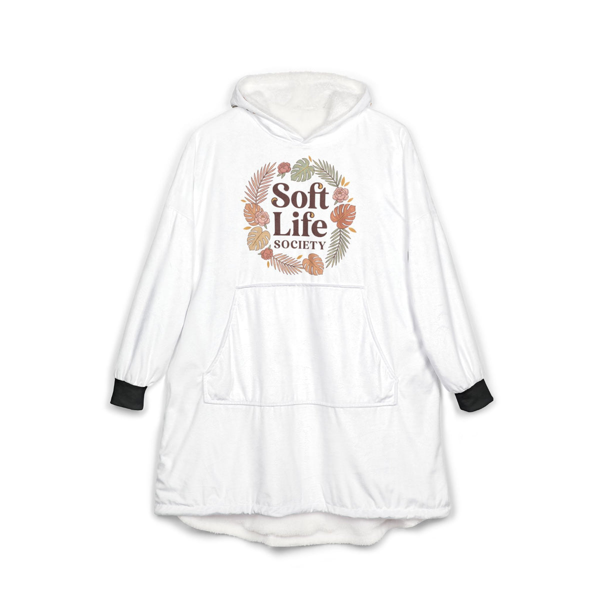 Soft Life Society Hooded Blanket